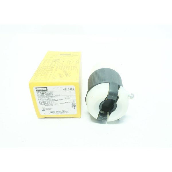 Hubbell Insulgrip Twist-Lock 20A 3Ph 250V-AC 3P 4W Body Connector HBL2423